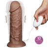 LoveToy Gode vibrant Chubby Dildo 23 x 6.5 cm Marron